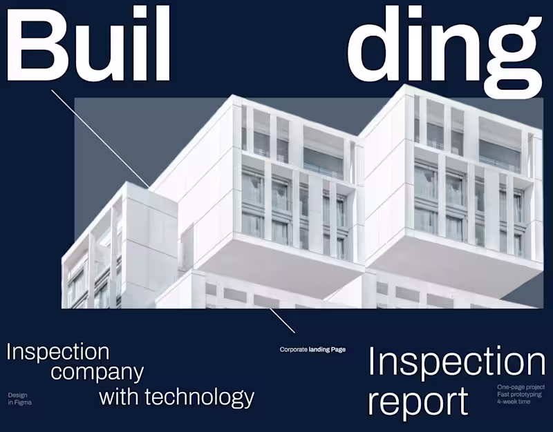 Cover image for Building Inspection — UI/UX Web Design