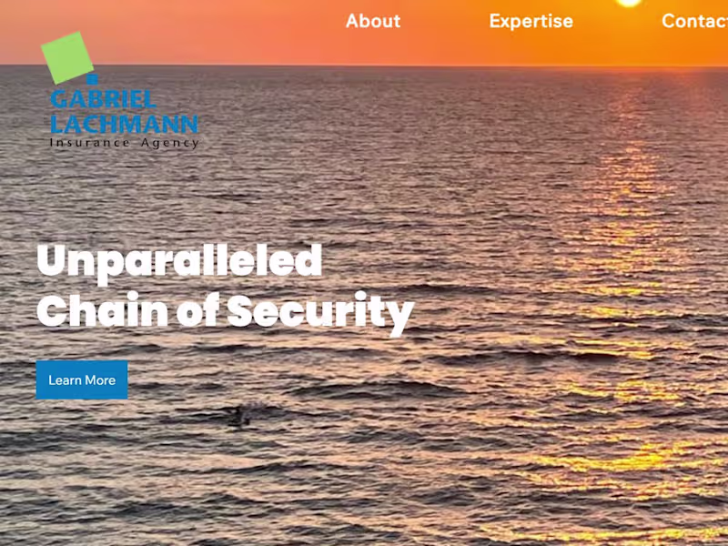 Cover image for Smart, Secure & Stylish – Lachmann Insurance Website