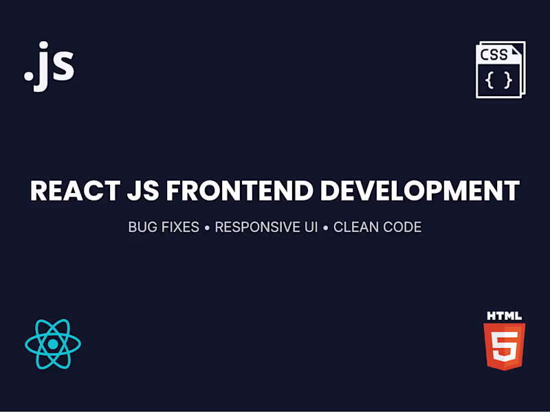 Cover image for React Frontend Development for Modern Web Apps