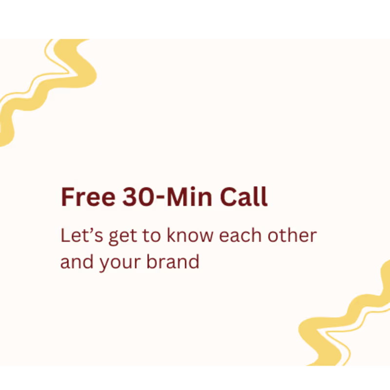 Cover image for 🥰 FREE 30-Min Call: Let's get to know each other