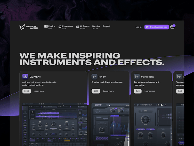 Cover image for New Minimal Audio home page