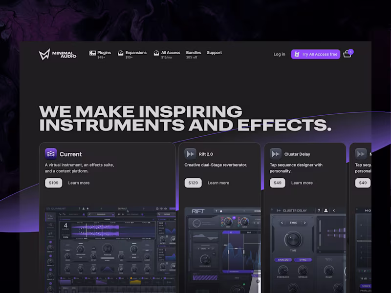 Cover image for New Minimal Audio home page