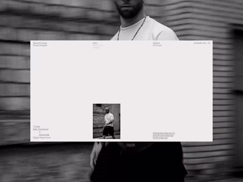 Cover image for Working on a portfolio website. What are you working on this...