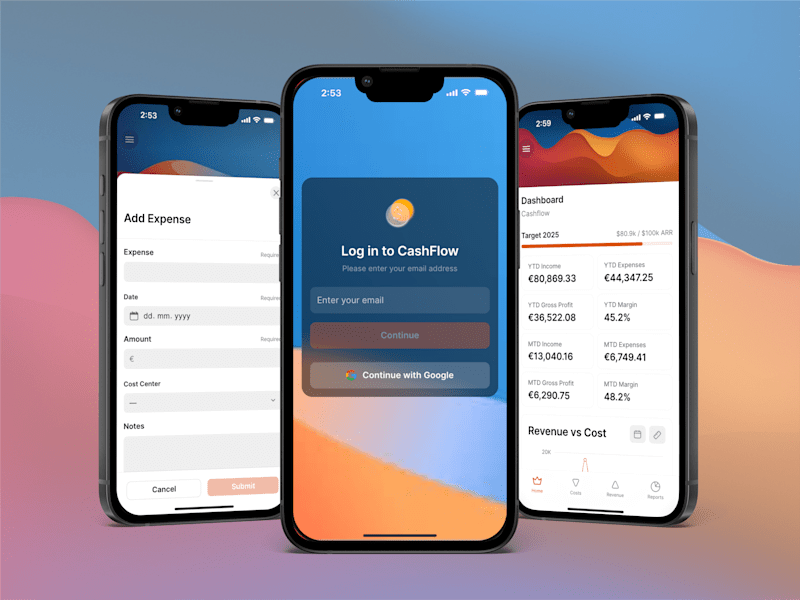 Cover image for Glide Cash Flow Mobile App
