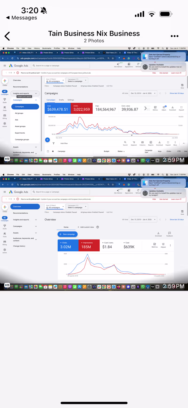 Cover image for Google Adwords stats for a funnel we launched that made over...