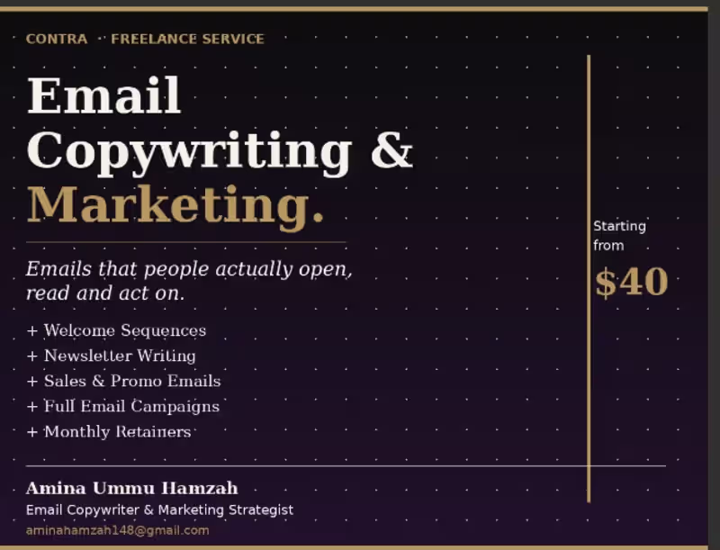 Cover image for Email Copywriting & Marketing