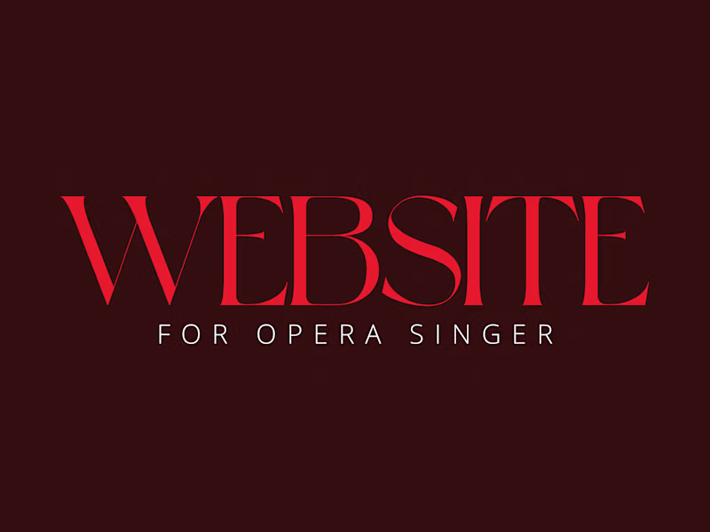 Cover image for Opera website design