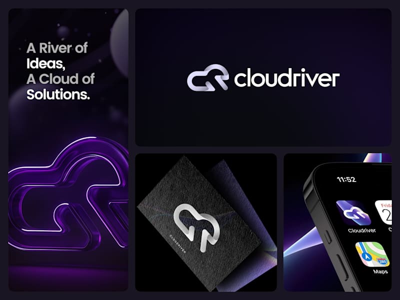 Cover image for Cloudriver | Logo and Brand Identity Design