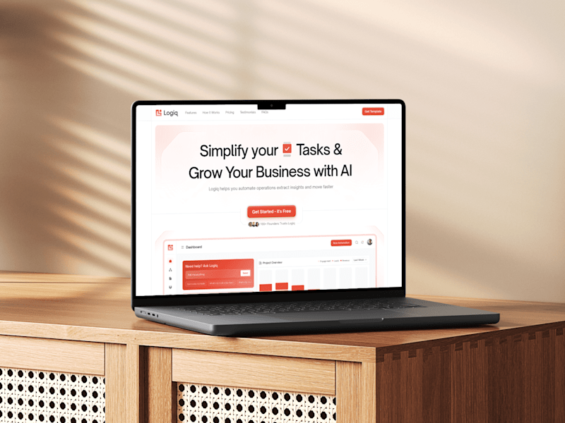 Cover image for Logiq – AI & SaaS Framer Template