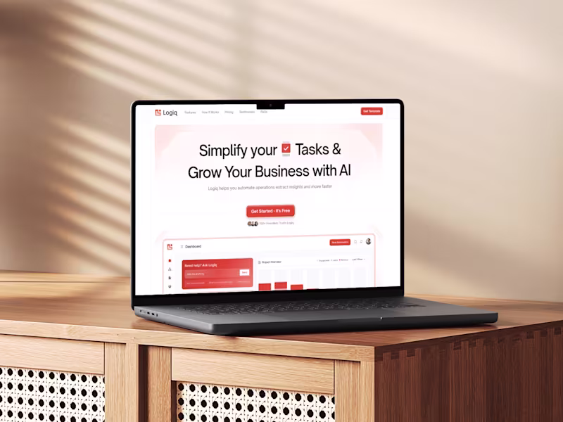 Cover image for Logiq – AI & SaaS Framer Template
