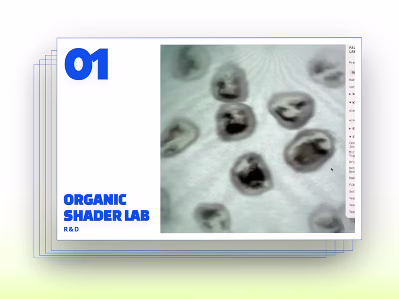 Cover image for organic shader lab
