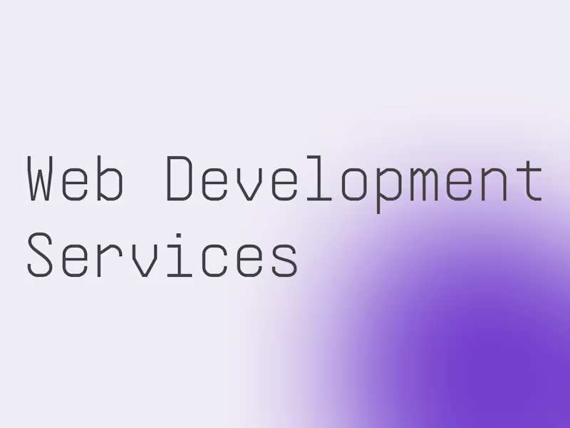 Cover image for Web Development