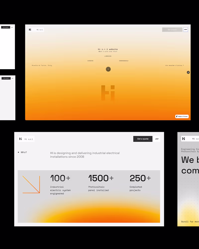 Cover image for Landing Page and Interactive Website Design