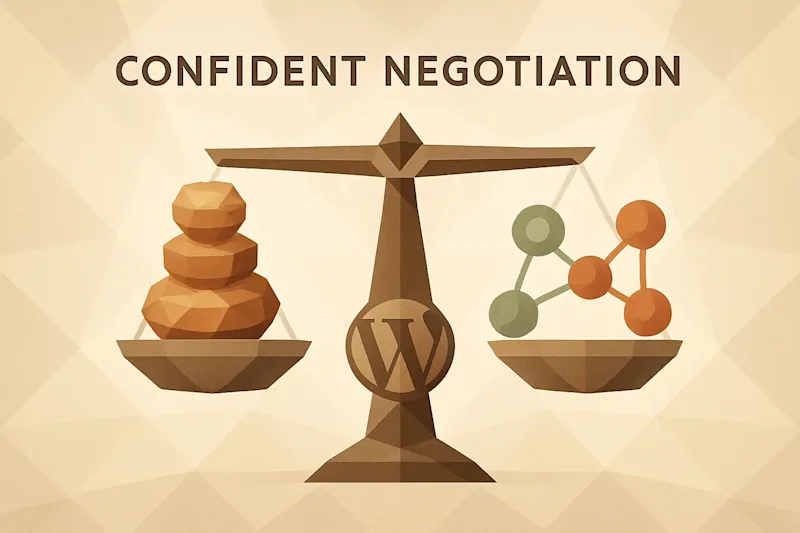 Cover image for Confident Negotiation: How WordPress Freelancers Can Secure Their Rates Without Losing Clients