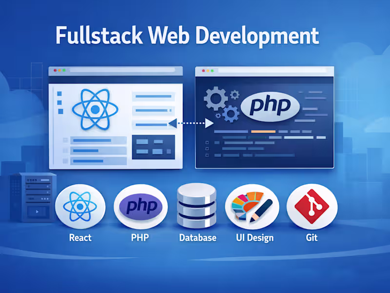 Cover image for Web Development with React + PHP