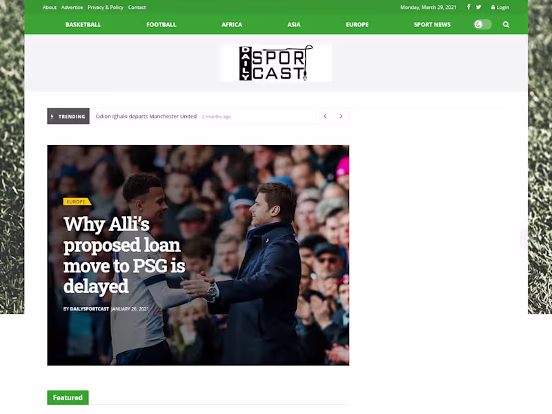 Cover image for Daily Sport Site