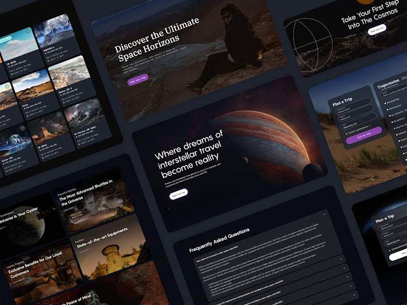 Cover image for Design System Case Study: Space Travel Agency