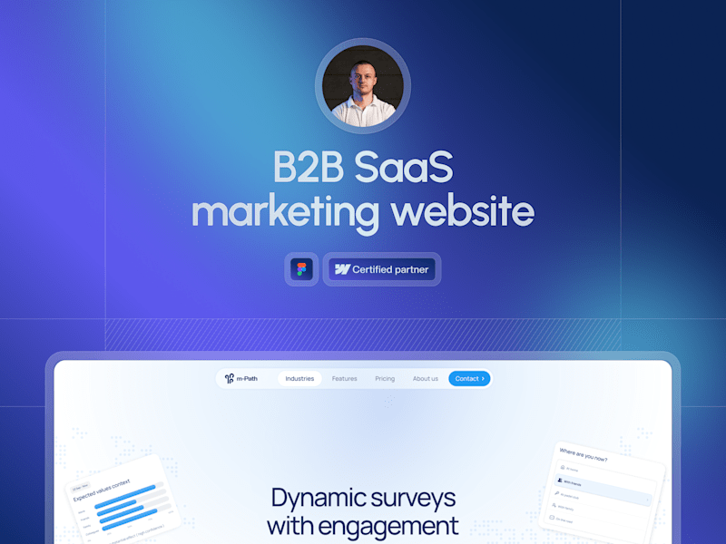 Cover image for B2B SaaS marketing website