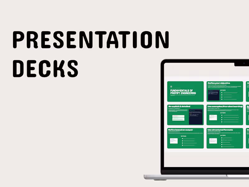 Cover image for Presentation Deck