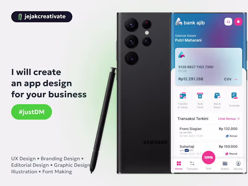 Cover image for Mobile App UI Design