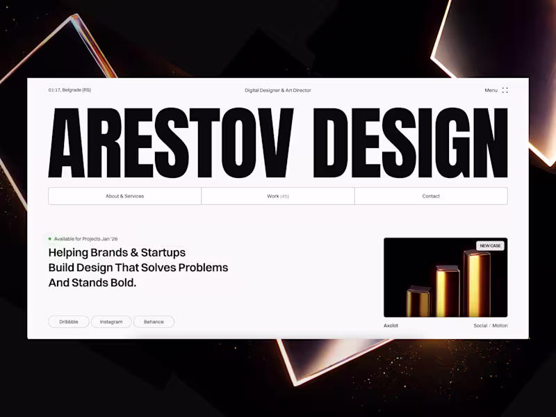 Cover image for Updated my website on Framer