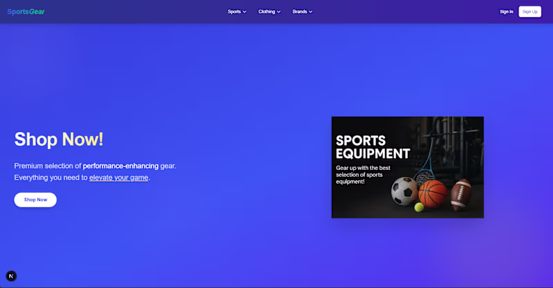 Cover image for SportsGear