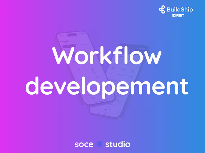 Cover image for Workflow Development