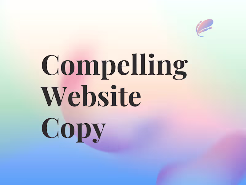 Cover image for Created Full Website Copy for Tech and E-commerce startups