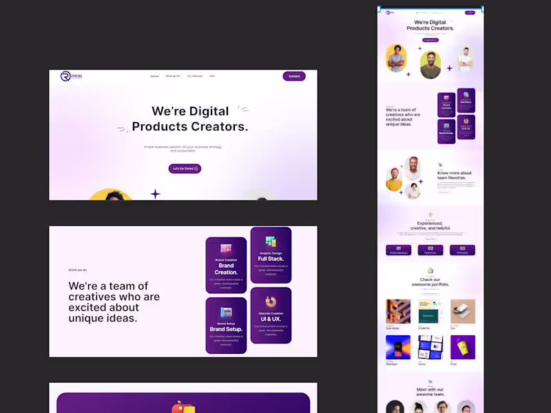 Cover image for Revoltas: Agency Website