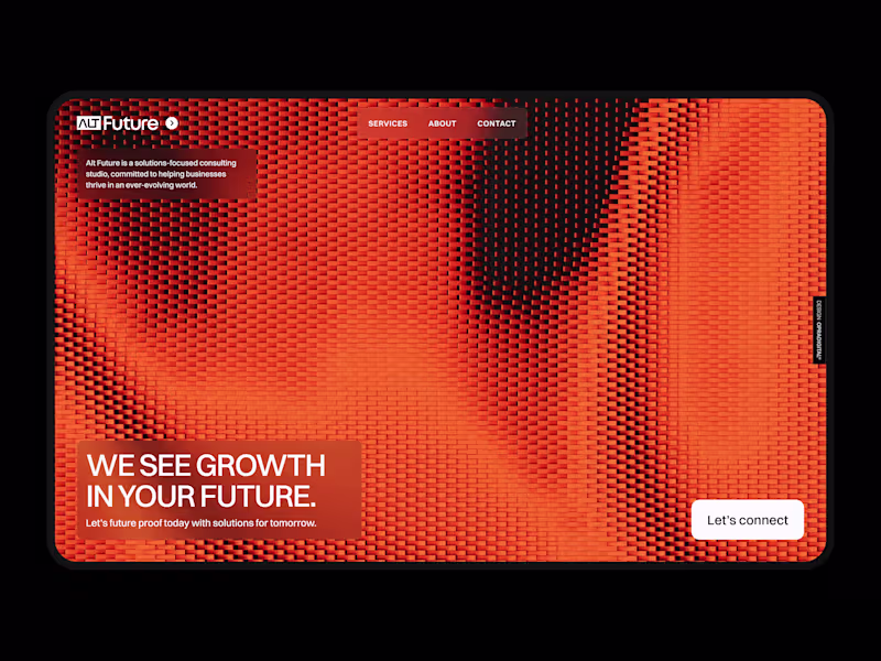 Cover image for Web design and brand for