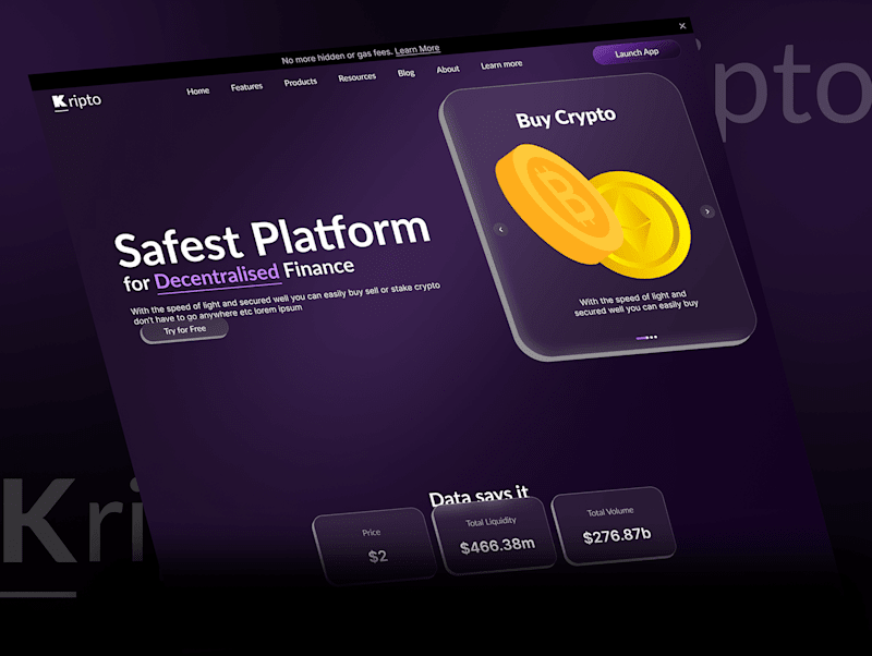 Cover image for Web3 project on DeFi | Crypto | Multiple Blockchain Networks