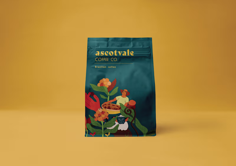 Cover image for Logo Design, Brand Identity & Packaging Design- Ascotvale Coffee