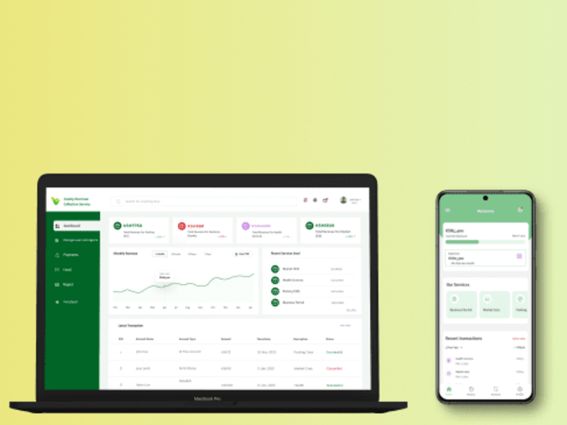 Cover image for Revenue Collection Web App on Behance
