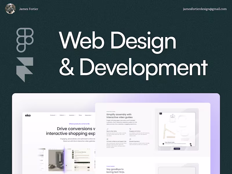 Cover image for Framer Landing Page (Design & Development)