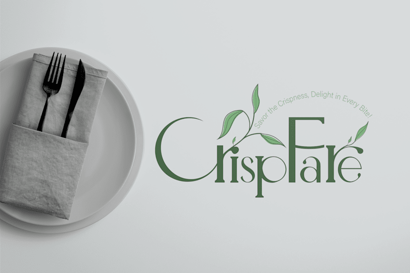 Cover image for CrispFare logo: Revitalizing the Salad Experience