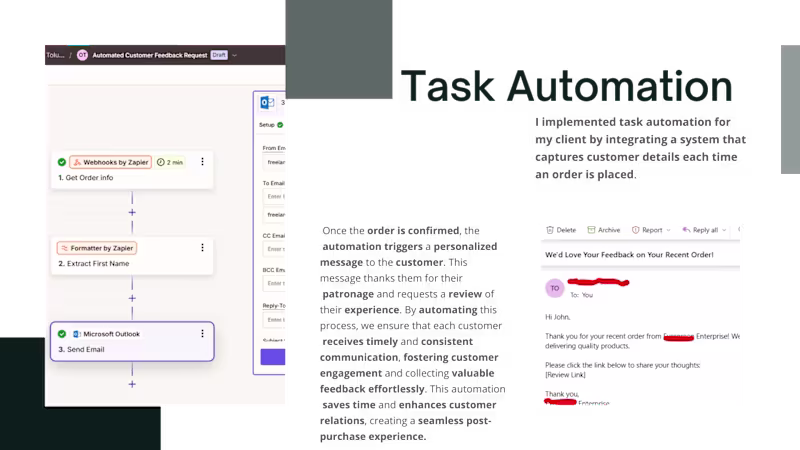 Cover image for Automated Workflow (Customer Service Automation)