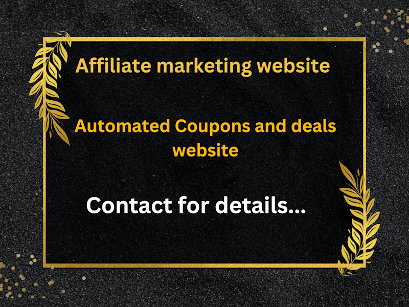 Cover image for Automated Affiliate Coupons and deals website