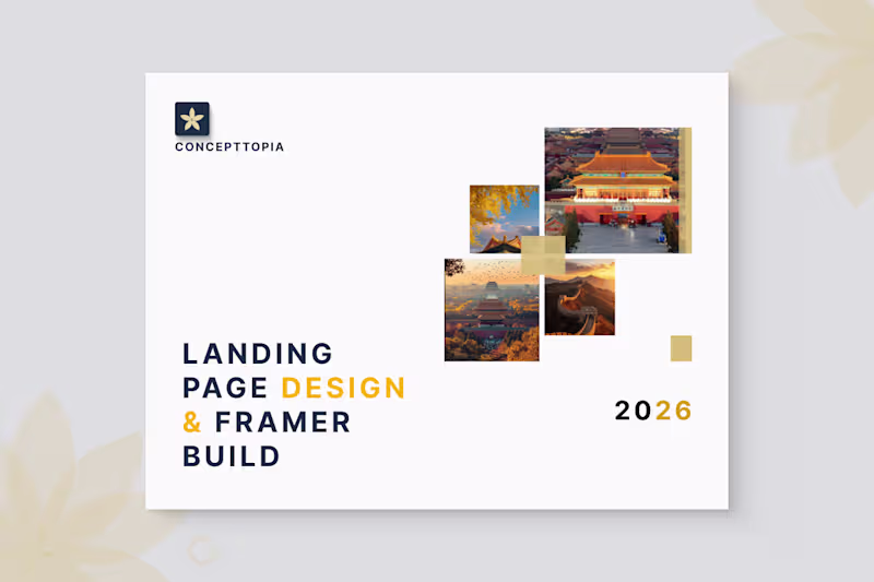 Cover image for Framer Landing Page Design & Development