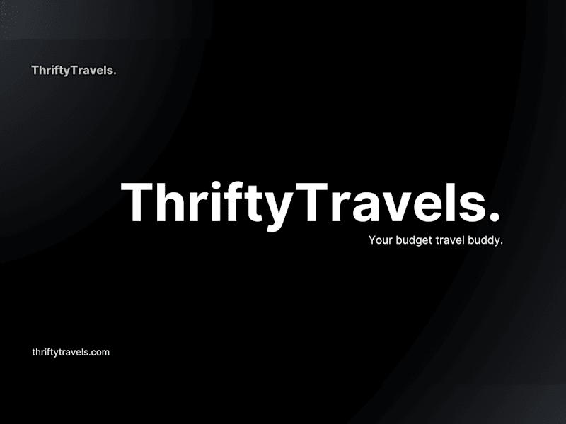 Cover image for Thrifty Travels
