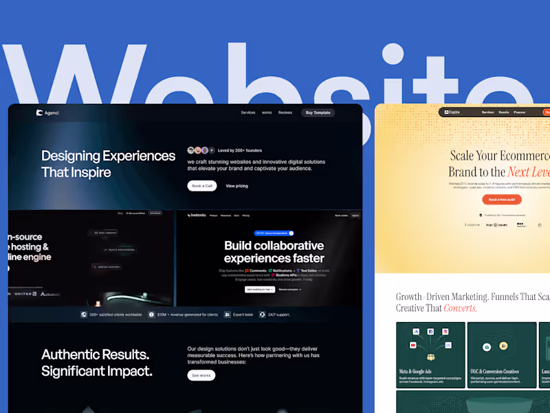 Cover image for Framer Landing page Design + Development.