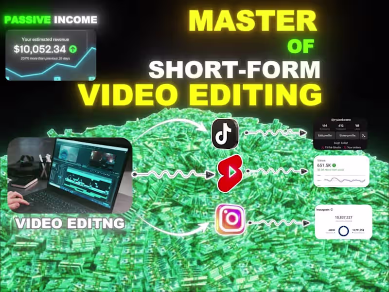 Cover image for You will get TikTok, Instagram, UGC Video Editing Service