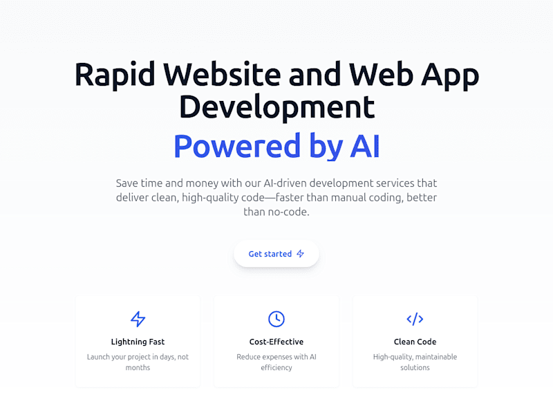 Cover image for AI Web Development