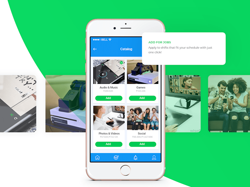 Cover image for Workbase - Mobile UI/UX Design