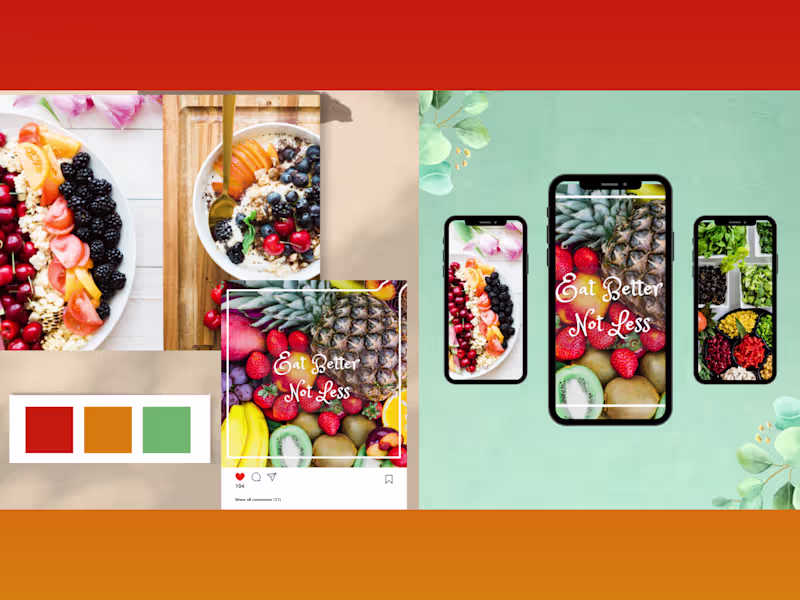 Cover image for Social Media Posts For Fitness Brand