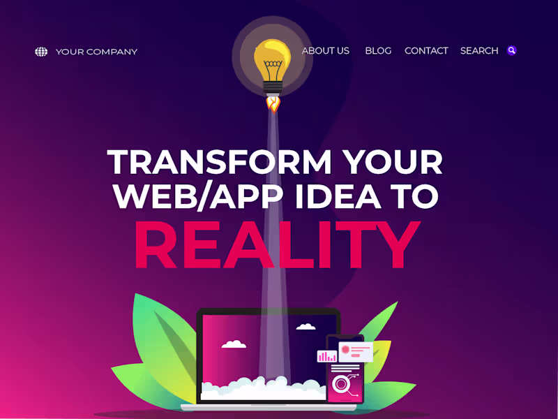 Cover image for Transform your Website or Web App Ideas into Reality