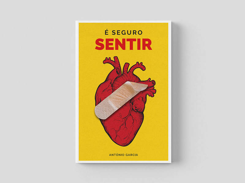Cover image for "É Seguro Sentir" | Book cover & Layout