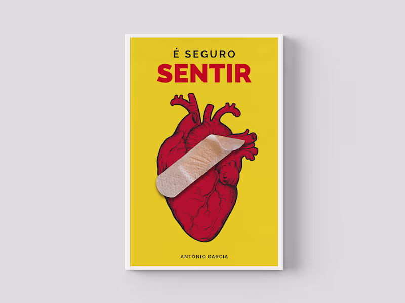 Cover image for "É Seguro Sentir" | Book cover & Layout
