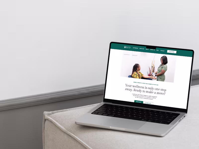 Cover image for IAJ-Vita Infusion & Wellness: Landing Page Design