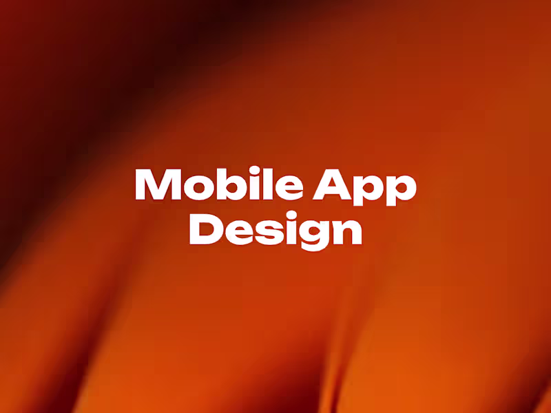 Cover image for Mobile App Design