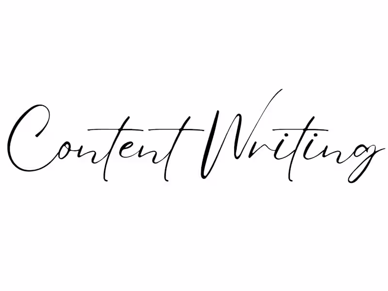Cover image for Content Writing